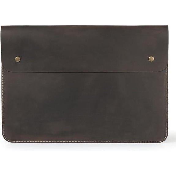 MegaGear Leather MacBook Bag for 13-16 Inch Models