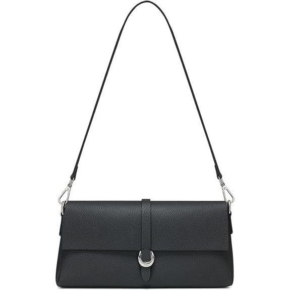 CHUNLI Leather Clutch & Shoulder Bag with Straps