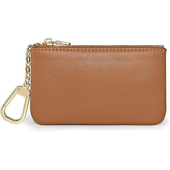 Genuine Leather Mini Coin & Card Pouch for Men & Women