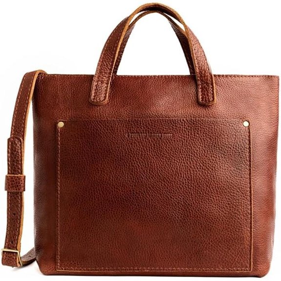 Portland Leather Crossbody Zipper Tote for Women