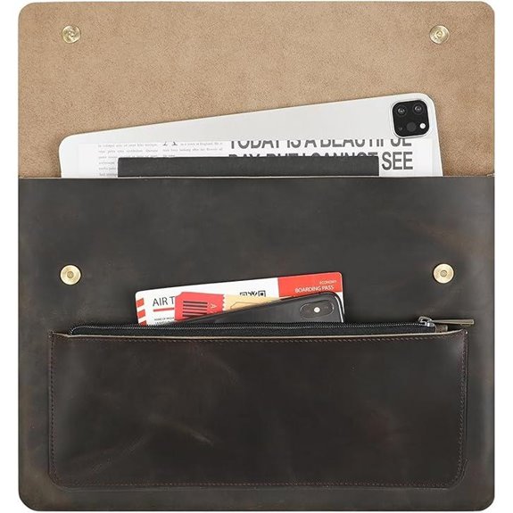 Leather Sleeve for MacBook Pro & Air Slim Protective Case