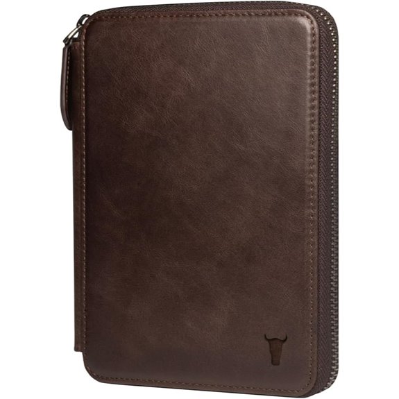 TORRO Leather Travel Wallet with Passport & Cardholder