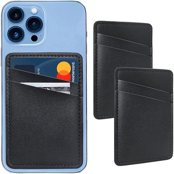 Leather Phone Wallet & Card Holder (2-Pack)