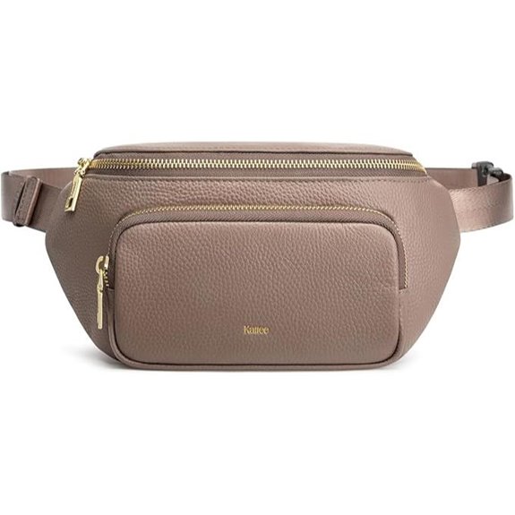 Kattee Leather Fanny Pack for Women with RFID