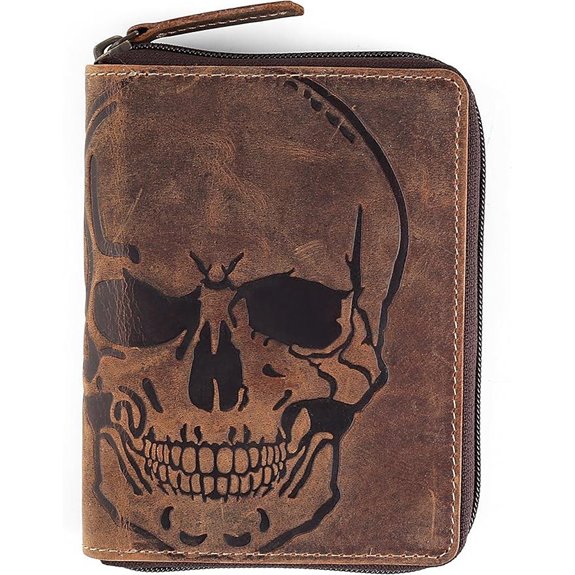 Passport Wallet with RFID Blocking Bifold Leather