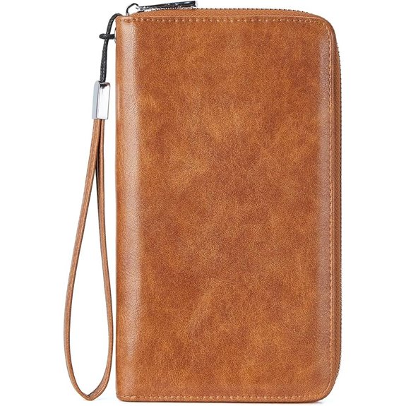 BOSTANTEN Leather RFID Wallet with Phone Clutch