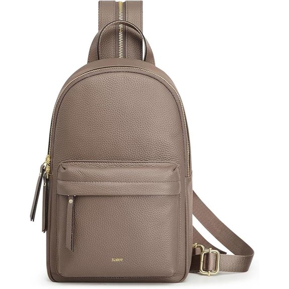 Kattee Leather Sling Bag with RFID for Women