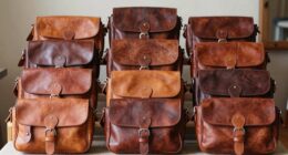leather travel belt bags