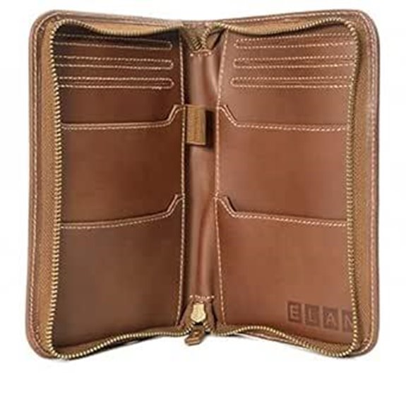Excello Leather Travel Wallet & Passport Holder