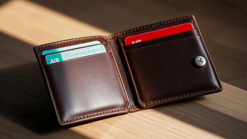 leather wallet features