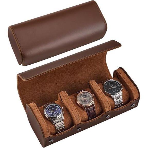 ProCase Leather Watch Travel Case with 3 Slots