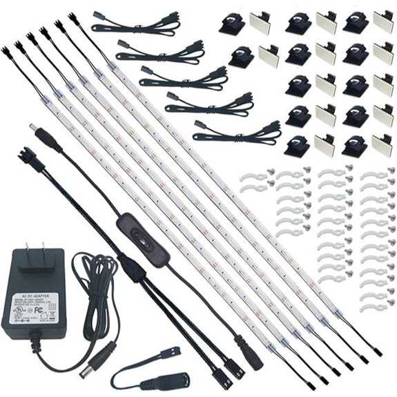 Litever Under Cabinet LED Lighting Kit (6 Strips)
