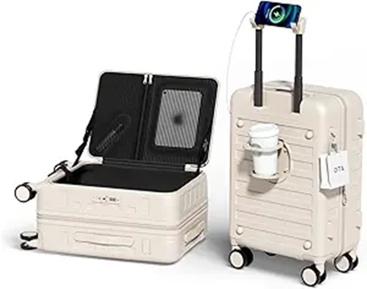 lightweight 20 inch expandable suitcase