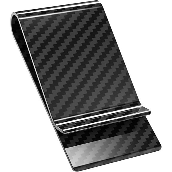 Travelambo Carbon Fiber Money Clip Wallet