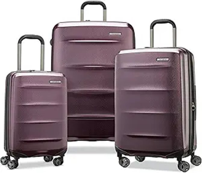 Samsonite Octiv 3-Piece Lightweight Hardshell Luggage