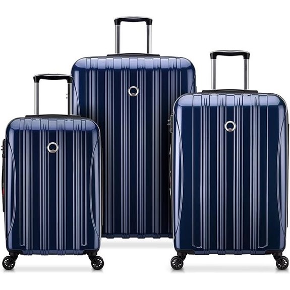DELSEY Helium Aero 3-Piece Hardside Luggage Set