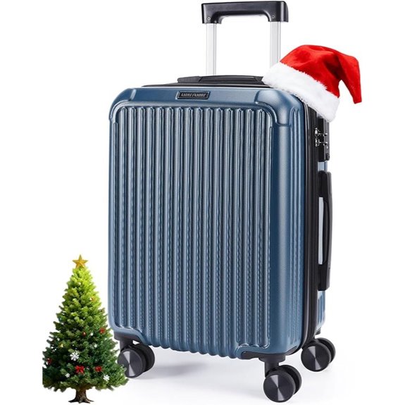 Light Flight 22-Inch TSA Lock Hard Shell Carry-On Luggage