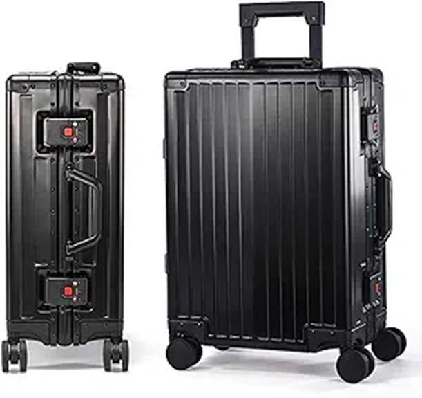 UrbanExplorer Aluminum Carry-On Luggage with TSA Lock