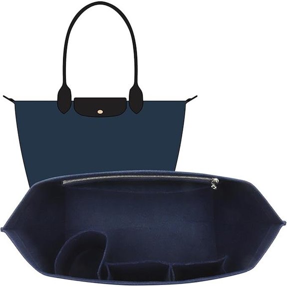 Felt Purse Organizer for Longchamp Le Pliage Bags