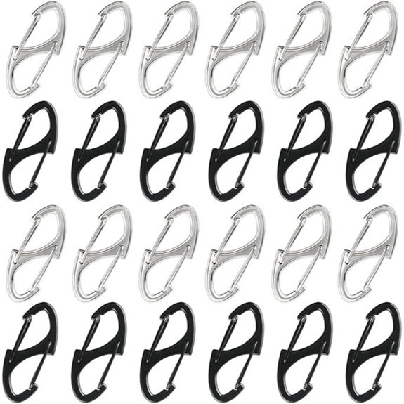 24 Pcs Zipper Clips for Luggage and Travel Security