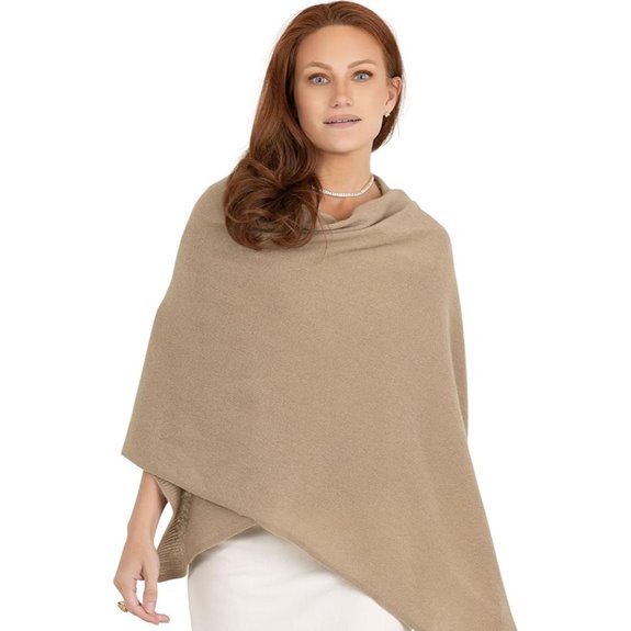 Velanio 100% Cashmere Knitted Wrap Pashmina Shawl