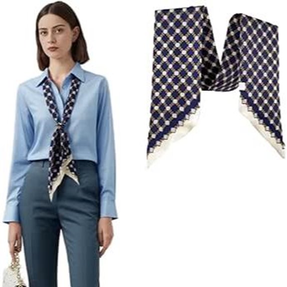 Mulberry Silk Ribbon Scarf for Hair and Accessories