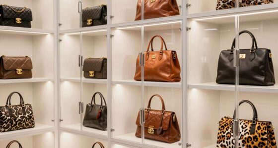 luxury bag display cabinets