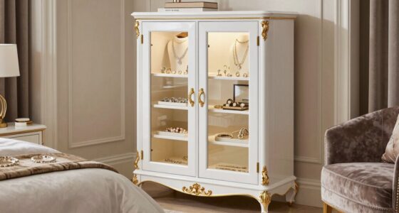 luxury bedroom jewelry storage