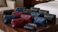luxury business travel pouch sets