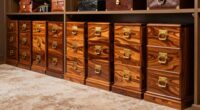 luxury cedar leather chests