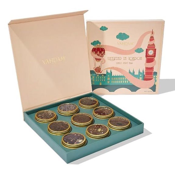 Vahdam London Christmas Tea Gift Set (9 Loose Teas)