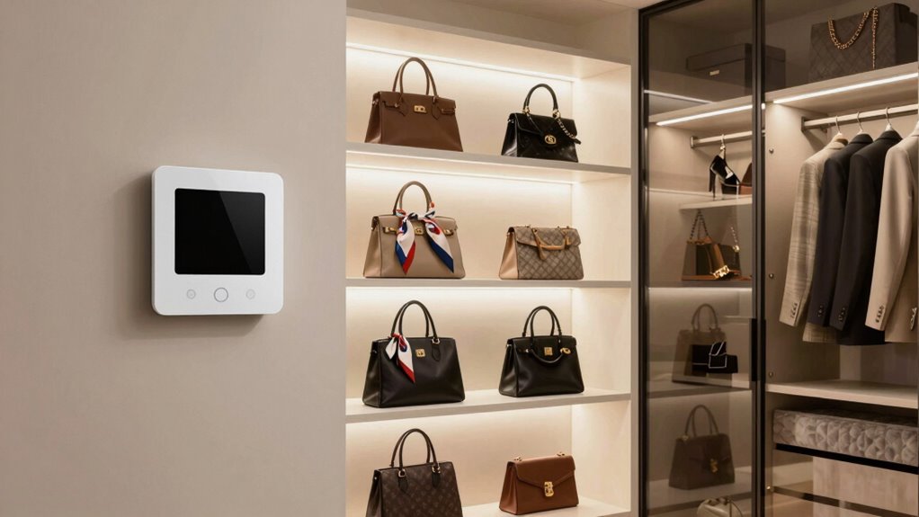 luxury closet humidity monitors