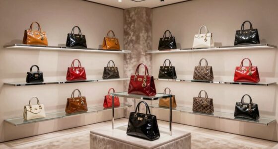 luxury handbag display options
