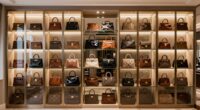 luxury handbag display solutions
