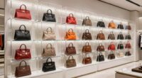 luxury handbag display solutions
