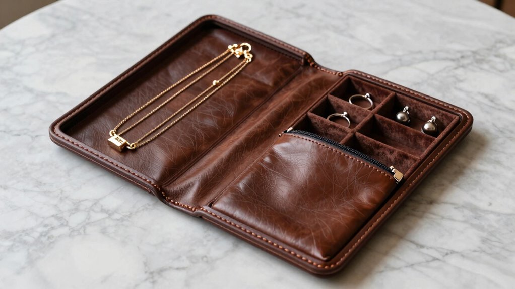 luxury leather jewelry organizers