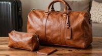 luxury leather travel accessories