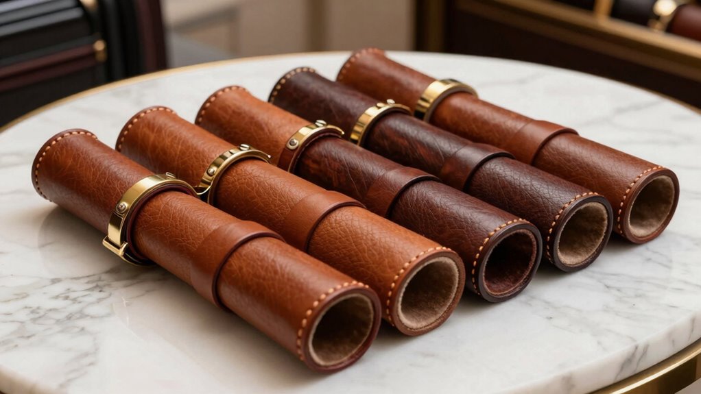 luxury leather watch organizers