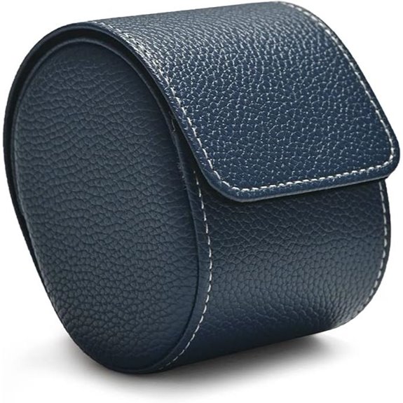 Oirlv Leather Travel Watch Case for Men and Women