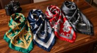 luxury silk scarves for business