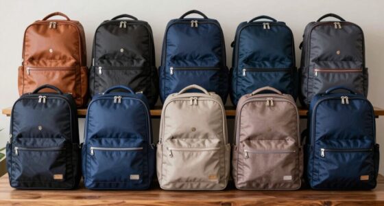 luxury travel backpack organizers