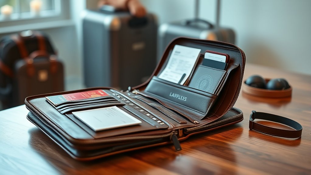 luxury travel document organization