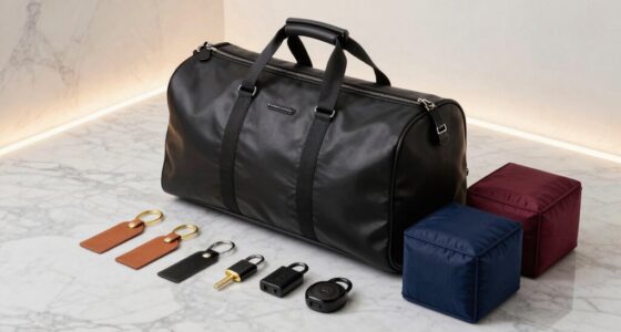 luxury travel duffel accessories