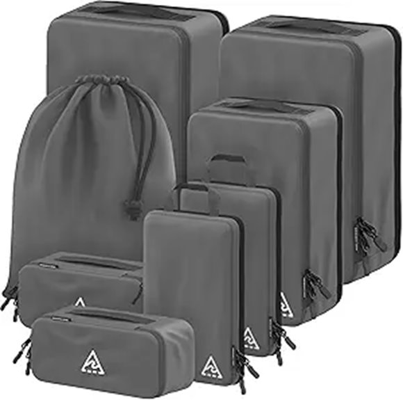 Luxury Compression Packing Cubes & Travel Organizer Set