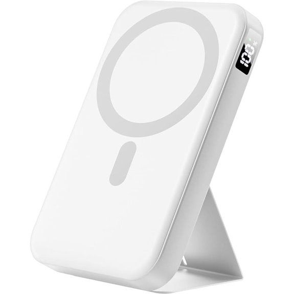 Magnetic 10,000mAh Power Bank with Foldable Stand