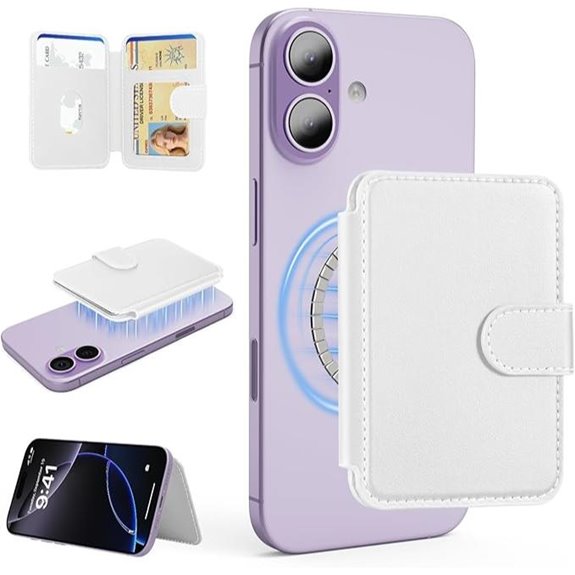 TopMade Magsafe Wallet for iPhone with RFID Blocking