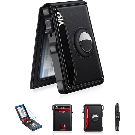 Men's RFID Block Wallet with AirTag Slot