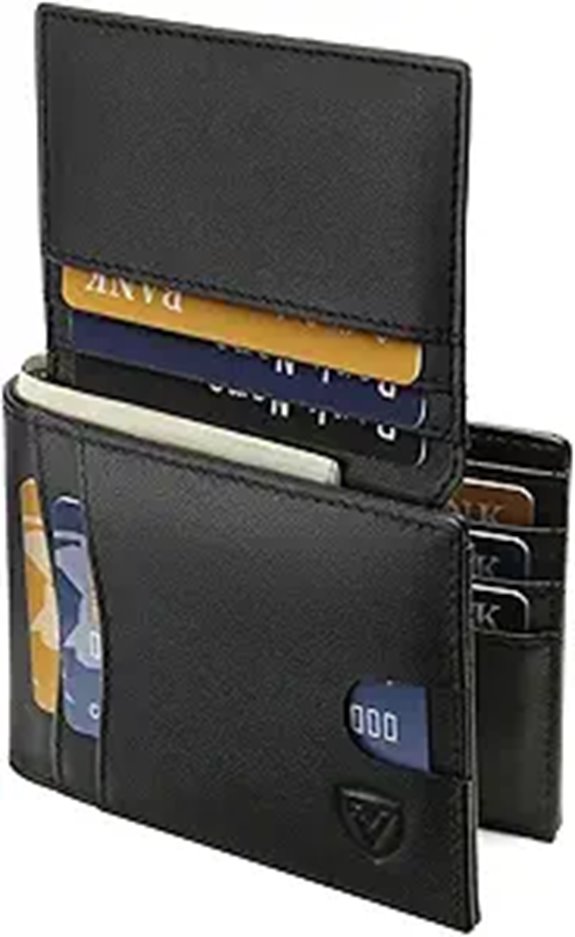 Men's Full Grain Leather RFID Bifold Wallet