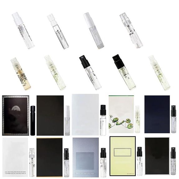 9pc Men's Cologne Gift Set with Travel-Size Perfumes