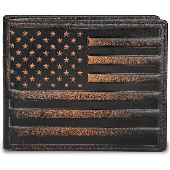 DK86 Men's RFID Bifold Wallet with ID Windows
